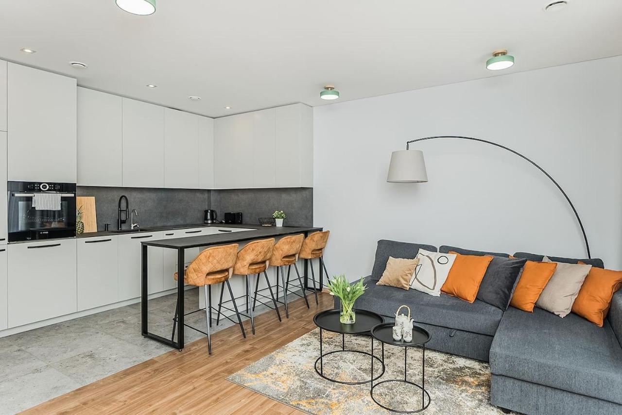 Lovely Apartment With Private Terrace By Urban Rent Kaunas Dış mekan fotoğraf